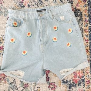 Pixar Luxo Ball Zara Style Denim Mom Short